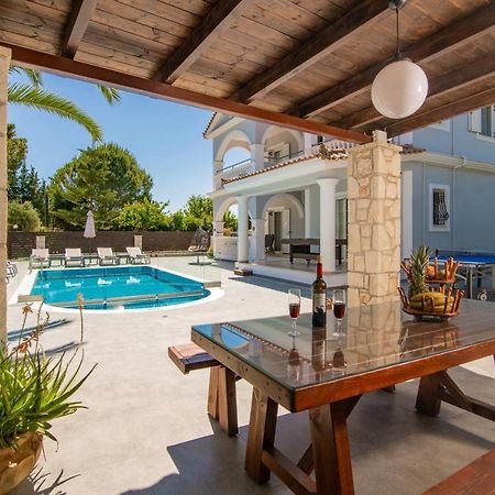 Luxury Villa Vanato & Pool Koukounariá エクステリア 写真
